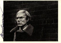 Lot #532: ANDY WARHOL - Portrait of Andy Warhol - Offset lithograph