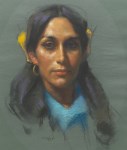 Lot #628: WALTER UFER - Taos Beauty - Pastel on paper