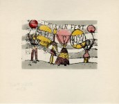 Lot #330: PAUL KLEE - Laternenfest, Bauhaus - Original color lithograph & stencil/ pochoir