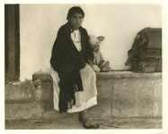 Lot #3262: PAUL STRAND - Woman and Baby, Hidalgo - Original photogravure