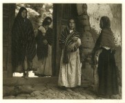 Lot #2249: PAUL STRAND - Women of Santa Anna, Michoacan - Original photogravure