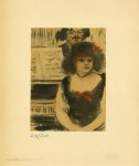 Lot #514: EDGAR DEGAS - Pianiste et le chanteur - Original color gravure with pochoir, after the monotype