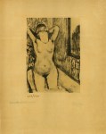 Lot #209: EDGAR DEGAS - Femme debout dans une baignoire - Original duogravure, after the monotype