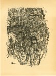Lot #2445: PIERRE BONNARD - Place Clichy II - Original black & white lithograph, after the drawing