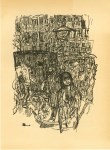Lot #2730: PIERRE BONNARD - Place Clichy II - Original black & white lithograph, after the drawing