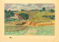 Lot #2694: PIERRE BONNARD - Paysage de Normandie - Original color collotype, after the painting