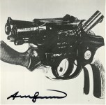 Lot #2348: ANDY WARHOL - Guns #12 - Color offset lithograph