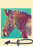 Lot #242: ANDY WARHOL - Grevy's Zebra - Color offset lithograph