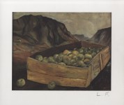 Lot #2271: LUCIAN FREUD - Box of Apples in Wales - Color offset lithograph