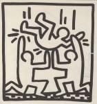 Lot #1230: KEITH HARING - One for All - Original vintage lithograph