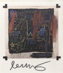Lot #1804: JEAN-MICHEL BASQUIAT - King of Egypt - Color offset lithograph