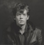 Lot #585: ROBERT MAPPLETHORPE - Self-Portrait, with Cigarette - Original vintage photogravure