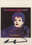 Lot #1794: ANDY WARHOL - Blackglama (Judy Garland) - Color offset lithograph