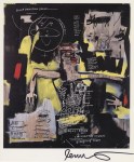 Lot #109: JEAN-MICHEL BASQUIAT - Circulatory System - Color offset lithograph