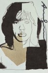 Lot #1162: ANDY WARHOL - Mick Jagger #02 (first edition) - Color offset lithograph