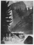 Lot #1534: ANSEL ADAMS - Vernal Fall, Yosemite National Park, California - Original photogravure