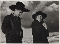 Lot #997: ANSEL ADAMS - Georgia O'Keeffe and Orville Cox, Canyon de Chelly National Monument, Arizona - Original photogravure