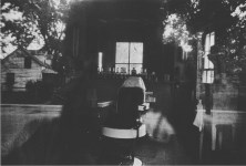 Lot #806: ROBERT FRANK - Barber Shop through Screen Door, McClellanville, South Carolina - Original photogravure