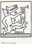 Lot #334: KEITH HARING - Naples Suite #17 - Lithograph