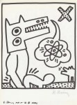 Lot #1911: KEITH HARING - Naples Suite #24 - Lithograph