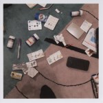 Lot #1313: NAN GOLDIN - Drugs on the Rug, New York City - Color photograph