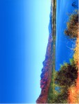Lot #2356: SHARI BRUNTON - Horseshoe Lake at the Dam, Arizona - Color digital photograph