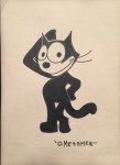 Lot #551: OTTO MESSMER - Felix the Cat Posing #1 - Pen and ink on paper