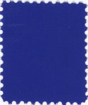 Lot #1434: YVES KLEIN - Timbre bleu - IKB pigment on postage stamp