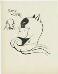 Lot #816: ROBERT "BOB" KANE - Batman - Pen and ink drawing on paper