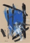 Lot #1625: FRANZ KLINE - Composition - Oil on paper