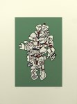 Lot #2615: JEAN DUBUFFET - Protestator - Color silkscreen