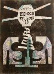 Lot #743: KARIMA MUYAES - Woman Shaman - Color Monoprint