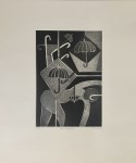 Lot #420: KARIMA MUYAES - My Magritte - Etching & aquatint