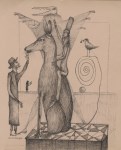 Lot #887: LEONORA CARRINGTON - Sin titulo #1 - Pen and ink drawing on paper