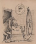 Lot #1662: LEONORA CARRINGTON - Sin titulo #2 - Pen and ink drawing on paper