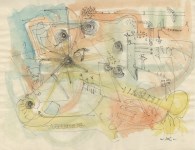 Lot #1326: ROBERTO MATTA - Sans titre - Watercolor and ink drawing on paper