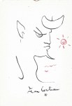 Lot #1167: JEAN COCTEAU - Le diable - Pen and ink drawing on paper