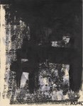 Lot #577: FRANZ KLINE - Sans titre - Mixed media (oil, watercolor, and ink) on paper