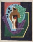 Lot #1436: ALBERT GLEIZES - Titre inconnu #2 - Gouache drawing on paper