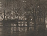 Lot #516: ALFRED STIEGLITZ - Reflections, Night: New York - Original vintage photolithograph