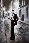 Lot #569: HELMUT NEWTON - Rue Aubriot I, Fashion Model Smoking, Paris, 1975 - Original photolithograph