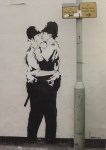 Lot #1080: BANKSY - Kissing Coppers - Color offset lithograph