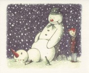 Lot #567: BANKSY - Rude Snowman - Color offset lithograph