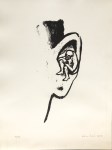 Lot #1404: FRANCISCO LIMON - The Ear - Original lithograph