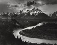 Lot #1418: ANSEL ADAMS - The Tetons and the Snake River, Grand Teton National Park, Wyoming - Original photogravure