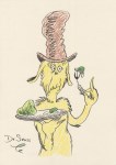 Lot #1333: THEODOR SEUSS GEISEL [DR. SEUSS] - Sam-I-Am - Colored pencil drawing on paper
