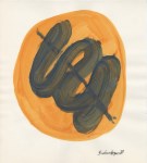 Lot #2213: BARBARA HEPWORTH [imput&#233;e] - Untitled - Gouache drawing on paper