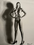 Lot #824: HELMUT NEWTON - Big Nude XIV, Nice - Original vintage photolithograph