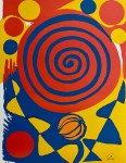 Lot #2651: ALEXANDER CALDER - Spirale avec citrouille - Original color lithograph