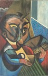 Lot #1327: DIEGO RIVERA [impute] - Sans Titre (composition Cubiste) - Oil on canvas